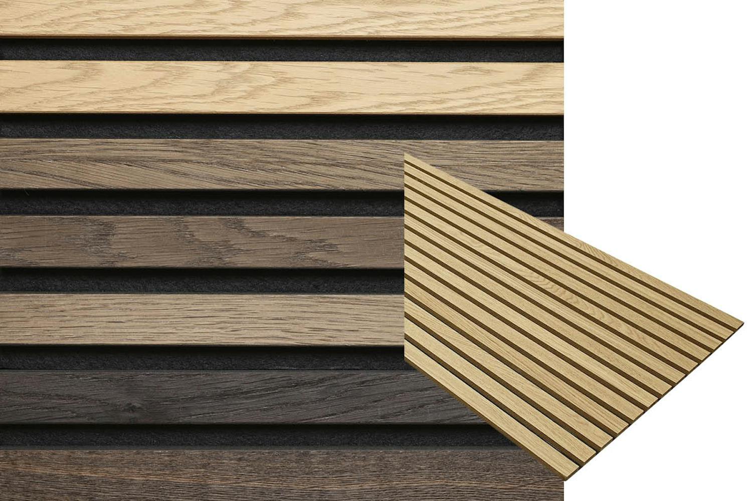 Akustikpanel tak: Träpaneler Akustikpanel tak: Träpaneler